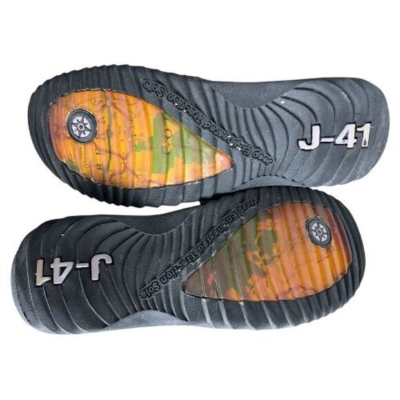 J-41 Jeep Adventure On Black Mesh Walking Shoes Comfort Slip On Women's Size 7M - Picture 8 of 11